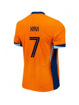 Niederlande Xavi Simons #7 Heimtrikot EM 2024 Kurzarm